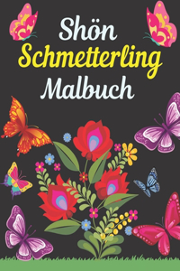 Shön Schmetterling Malbuch