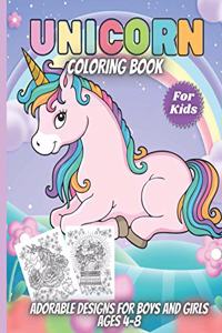 Unicorn Coloring Book For Kids