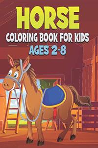 Horse Coloring Book For Kids