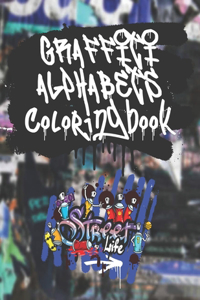 Graffiti alphabets coloring book