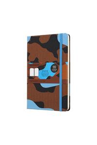 Moleskine Camouflage Blue Limited Collection Notebook Large Ruled