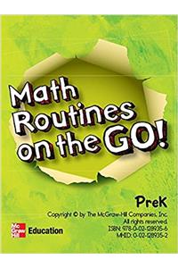 McGraw-Hill My Math, Grade Pk, Math Routines on the Go