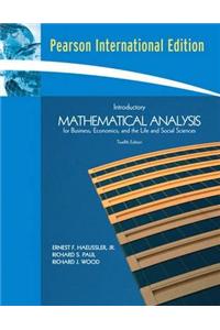 Introductory Mathematical Analysis for Business, Economics and the Life and Social Sciences