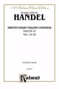 28 Italian Cantatas with Instruments, Nos. 24-28 (Mostly for Soprano), Vol 4