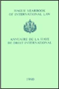 Hague Yearbook of International Law / Annuaire de La Haye de droit international, Vol. 3 (1990)