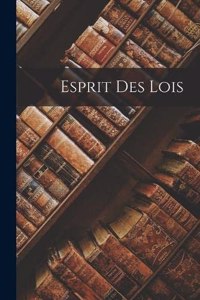 Esprit Des Lois