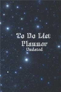 To Do List Planner Undated