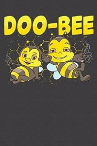 Doo-Bee Bees College Lined Notebook