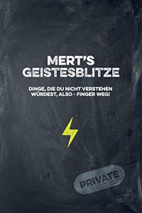 Mert's Geistesblitze - Dinge, die du nicht verstehen würdest, also - Finger weg! Private