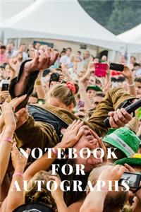 Notebook For Autographs