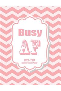 Busy AF 2020-2024 Academic Calendar Planner