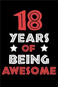 18 Years Of Being Awesome
