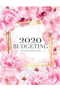 Budgeting planner 2020 daily weekly & monthly