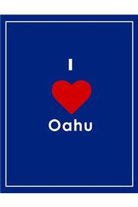 I Love Oahu Notebook