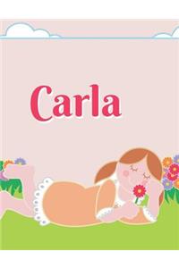 Carla Personalized Sketchbook Journal Notebook