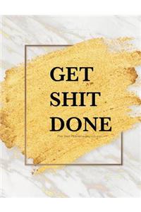 Get Shit Done Five Year Planner Monthly 2020-2024