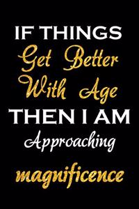 If Things Get Better With Age, Then I am Approaching Magnificence