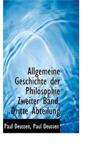 Allgemeine Geschichte Der Philosophie Zweiter Band, Dritte Abteilung
