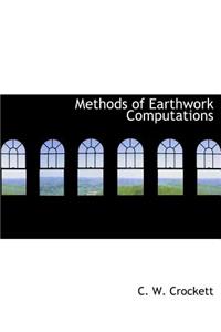 Methods of Earthwork Computations