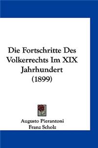 Die Fortschritte Des Volkerrechts Im XIX Jahrhundert (1899)