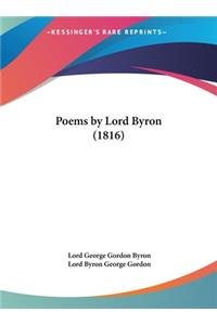 Poems by Lord Byron (1816)