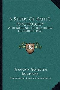 Study Of Kant's Psychology