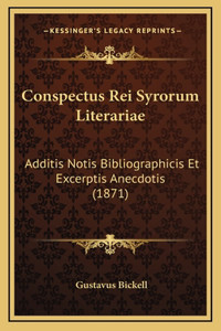 Conspectus Rei Syrorum Literariae