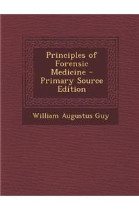 Principles of Forensic Medicine