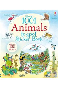 1001 Animals to Spot Sticker Book