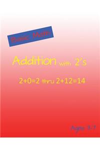 Basic Math Addition with 2's