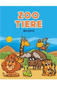 Zoo Tiere Malbuch