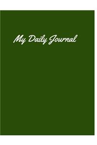 green 400 page journal