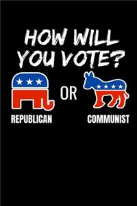 How Will You Vote? Republican or Communist