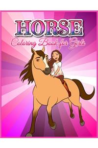 Horse Coloring Book for Girls