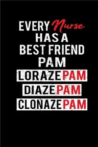 Every Nurse Has A Best Friend Pam Lorazepam Diazepam Clonazepam