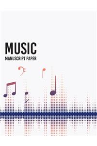 music notebook lined