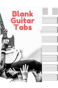 Blank Guitar Tabs