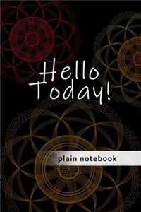 Blank Plain Notebook