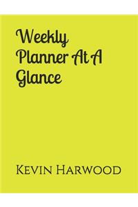 Weekly Planner At A Glance
