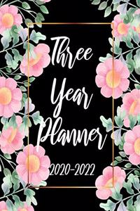 Three Year Planner 2020-2022