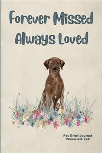 Pet Grief Journal Chocolate Lab