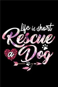 Life Is Short Rescue A Dog