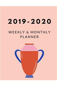 2019 - 2020 Weekly and Monthly Planner