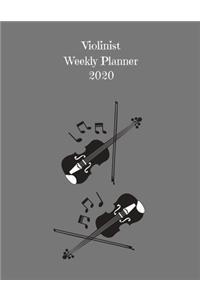 Violinist Weekly Planner 2020