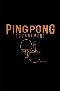 Pingpong tournament est. 2019