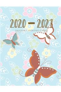 Daily Planner 2020-2021 Butterflies 15 Months Gratitude Hourly Appointment Calendar