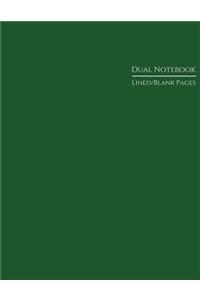 Dual Notebook Lined/Blank Pages