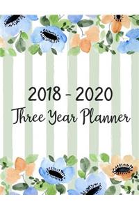 2018 - 2020 Three Year Planner