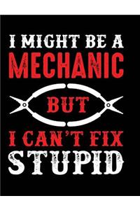 I might be a mechanic but I can't fix stupid