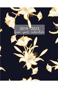 2019 - 2023 Five Year Calendar